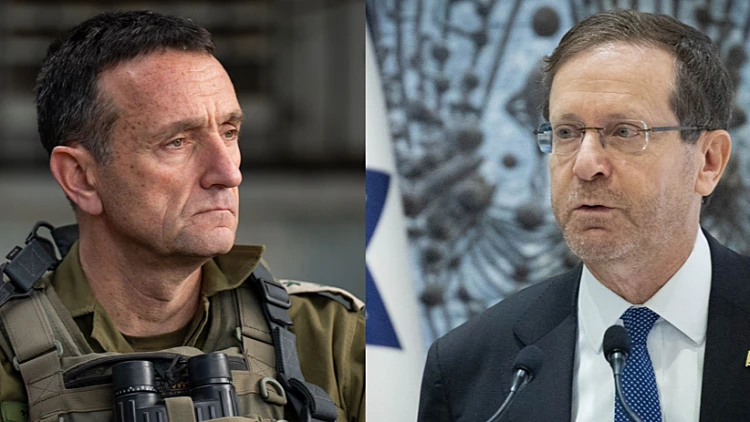 אחרי העימות בקבינט, הרצוג מגבה את הרמטכ"ל: "סומך עליו"