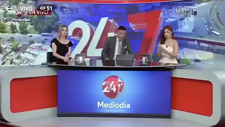 זה לא הירח: רשת חדשות במקסיקו שידרה בטעות איבר מין בשידור חי