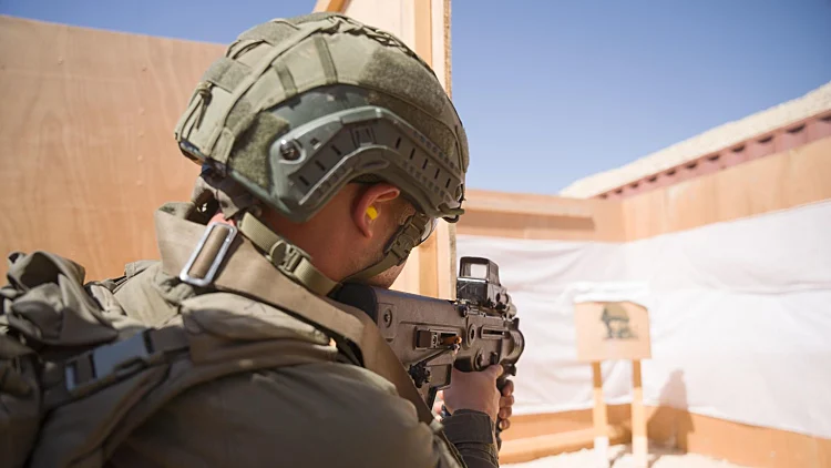 פעילות לוחמי מילואים לקראת תמרון בעזה צה"ל