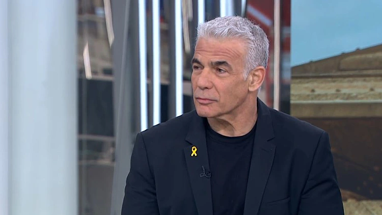 לפיד: "אין מלחמה של ממש, צריך להגיע לעסקת חטופים"