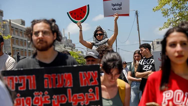 תחת אבטחה: עצרת לציון ה"נכבה" באונ' ת"א, ארגוני ימין מפגינים