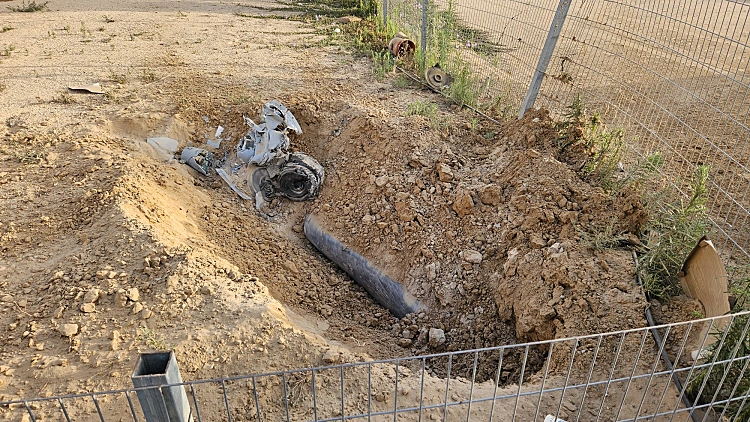צה"ל מתחקר: חימוש ממטוס חיל האוויר נפל במושב יתד שבעוטף עזה
