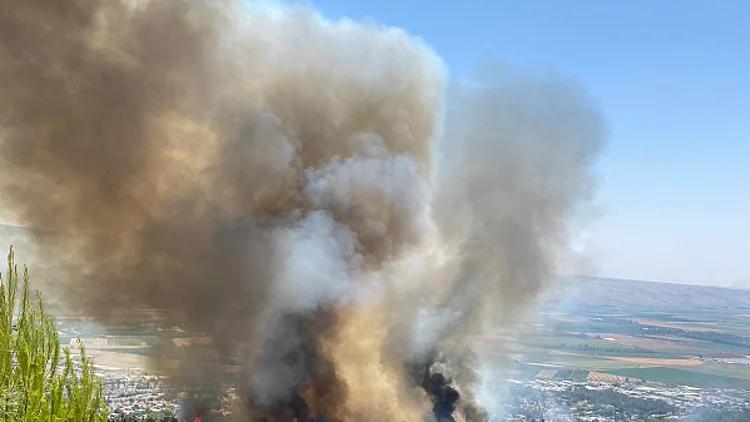 שריפות בגליל העליון אחרי המטחים: "אין שליטה באירוע"