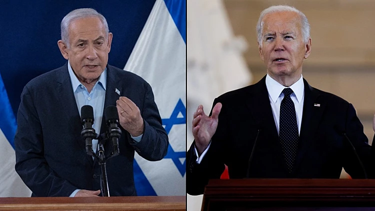 הנשיא ג'ו ביידן וראש הממשלה בנימין נתניהו