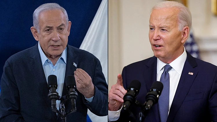 הנשיא ג'ו ביידן וראש הממשלה בנימין נתניהו