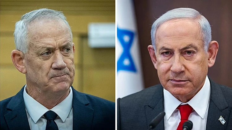 נתניהו בצפון: "חזרת התושבים לבתים - יעד ראשון"; גנץ: "שקר"