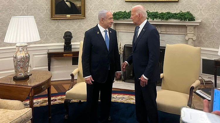 לפני השיחה עם ביידן: רה"מ נתניהו בדיון על החטופים