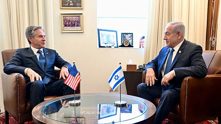 בלינקן נחת בישראל; דיווח: זו הצעת ארה"ב להפסקת אש בלבנון