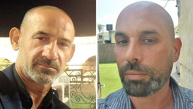 זיו בלפר ושמעון נג'ם נהרגו מפגיעת רקטה במבנה בנהריה