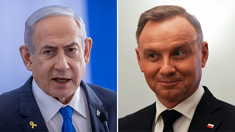נשיא פולין דורש: "הגנו על נתניהו ממעצר אם יגיע לאושוויץ"