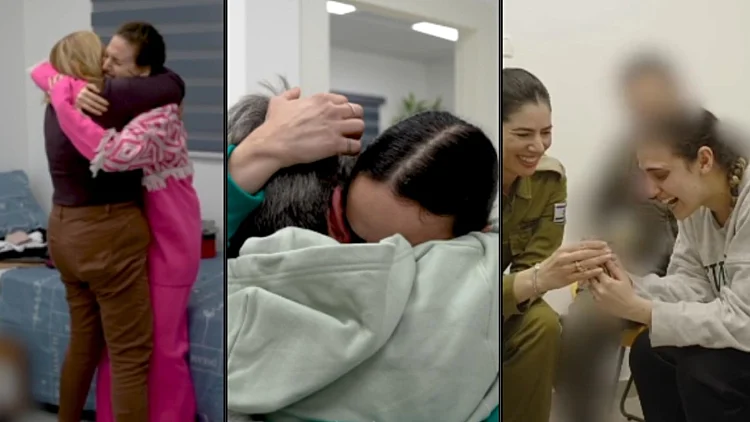 "חזרתי בחיים": האיחוד המרגש של רומי, אמילי ודורון עם אימותיהן