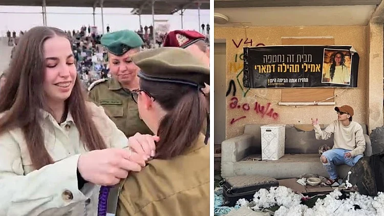 חוזרים לחיים: אגם הגיעה לטקס של אחותה, אמילי שבה לכפר עזה