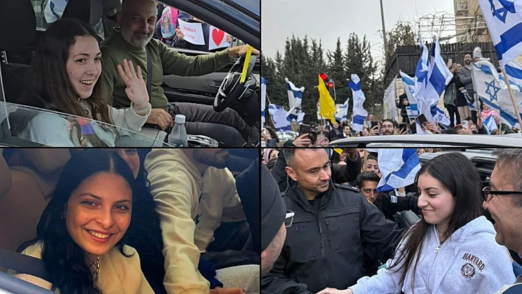 בגשם, עם דגלים וקריאות "עם ישראל חי": התצפיתניות שבו הביתה