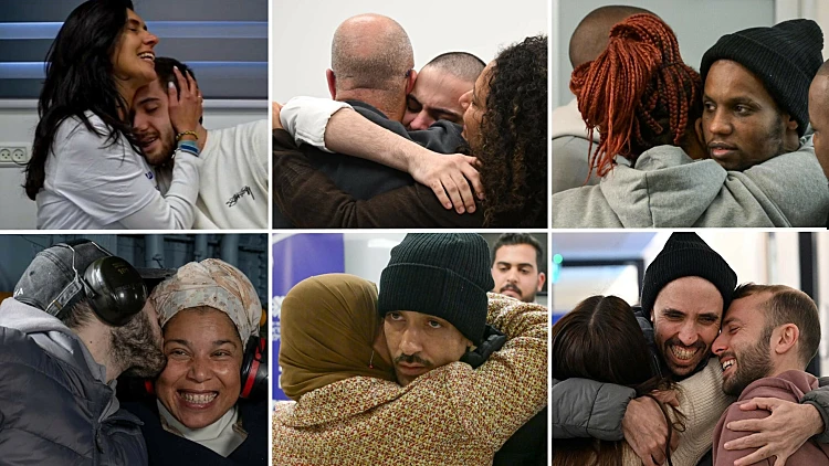 היום הראשון בבית: השבים עברו בדיקות רפואיות ועטופים במשפחתם