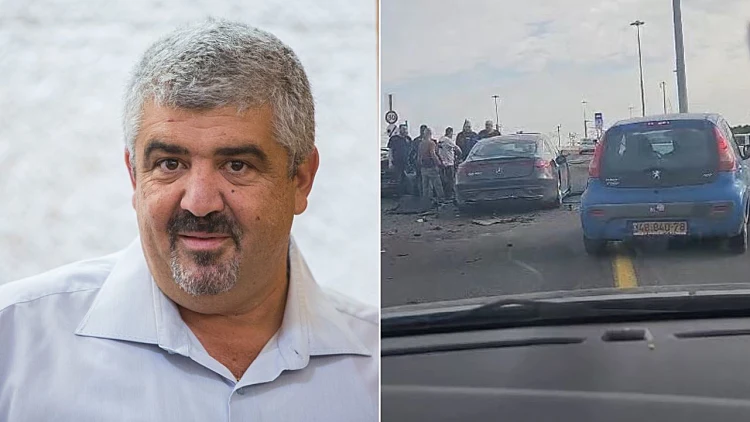 ראש עיריית בת ים לשעבר שלומי לחיאני נפצע קל בפיצוץ רכב באיילון