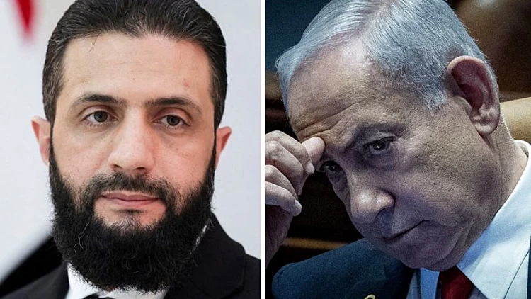 ראש הממשלה נתניהו ומנהיג המורדים אל ג'ולאני