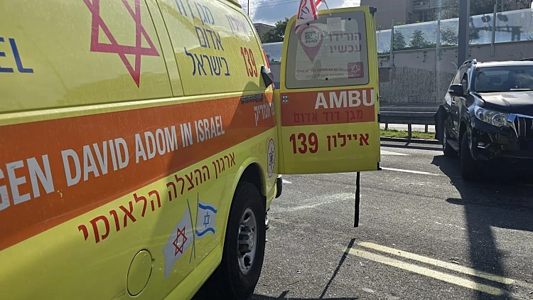 אמבולנס באיילון במחלף וולפסון