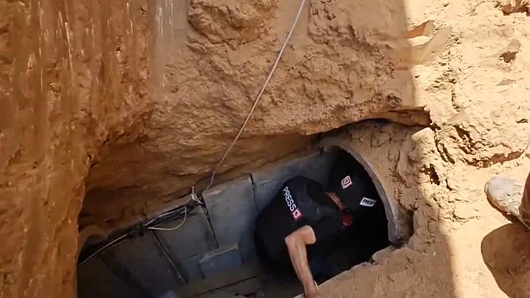 במנהרה שבה חוסל מוחמד סינוואר: תיעוד מהלחימה בח'אן יונס