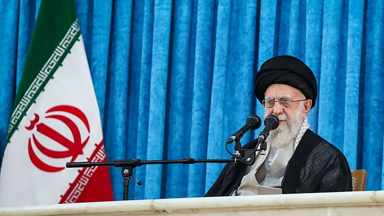 המנהיג העליון של איראן, האייתוללה עלי חמינאי