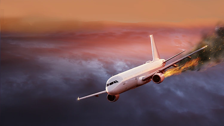 Flying,aircraft,התרסקות מטוס, טיסה, נחיתת חירום פיצוץ