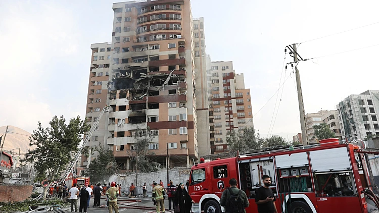 זירת תקיפה ישראלית בטהרן