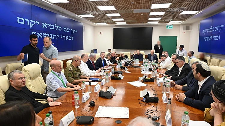 היום השישי למבצע באיראן: הקבינט יתכנס הערב בבונקר התת-קרקעי