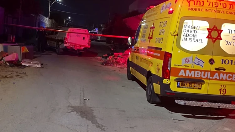 זירת הרצח בתל שבע