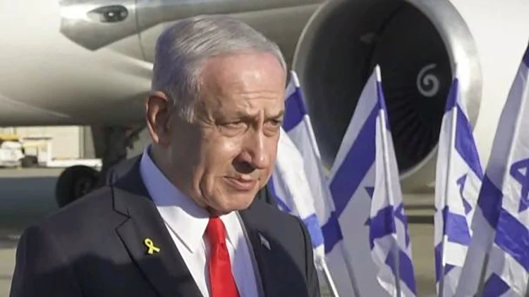 נתניהו המריא לארה"ב: "הזדמנות להרחיב את מעגל השלום"