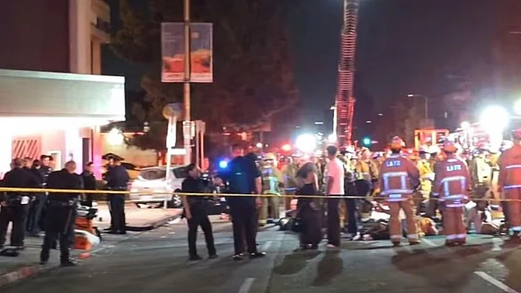 זירת הדריסה בהוליווד