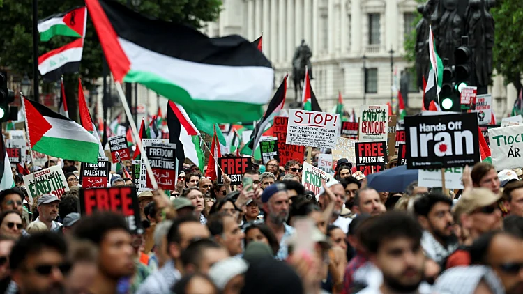 הפגנות פרו-פלסטיניות בבריטניה