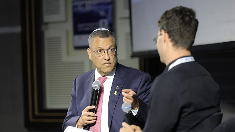 ראש עיריית ירושלים משה ליאון בכנס התחבורה