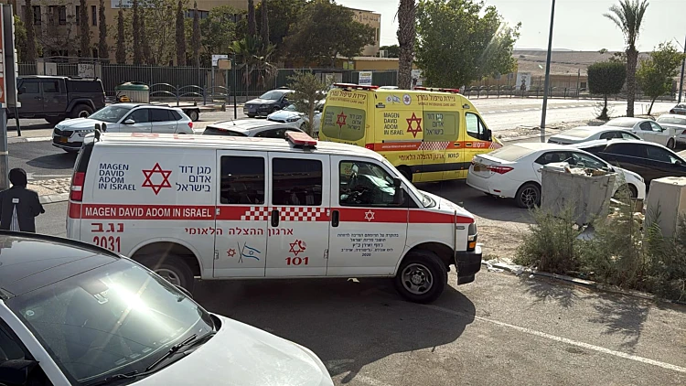 זירת האסון בנגב שבו נשכחה ילדה בת 4 ברכב