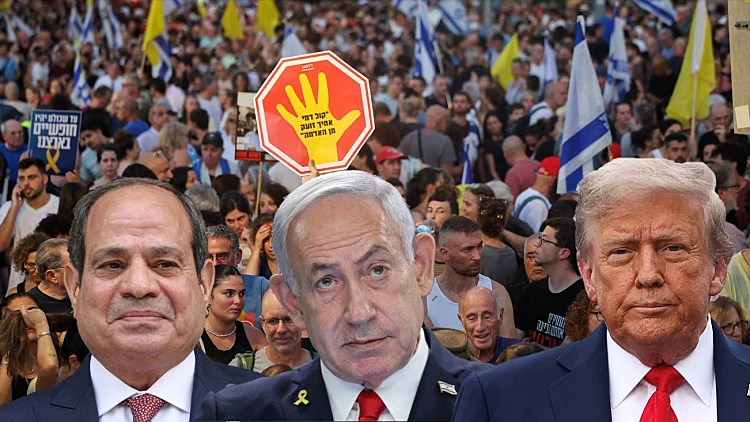 לקראת פסגה משולשת? טראמפ לוחץ למפגש עם נתניהו וא-סיסי