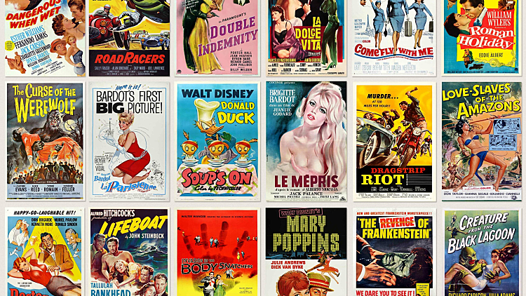קולאז' פוסטרים לסרטים