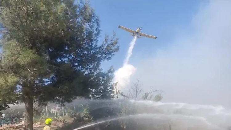 לאחר שעות: הושגה שליטה על השריפה באזור ירושלים