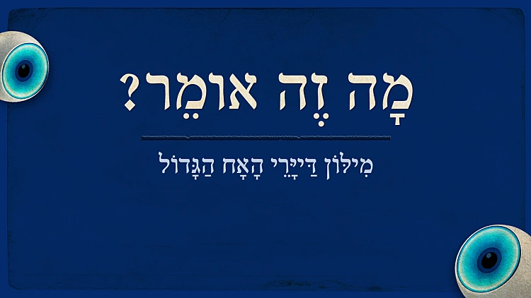 מילון דיירי האח הגדול