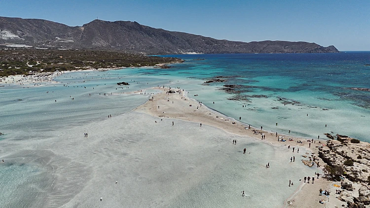 Elafonissi Beach Crete חוף אלפוניסי כרתים