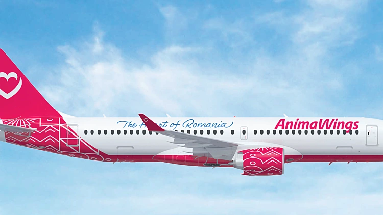מטוס של חברת התעופה הרומנית "AnimaWings"