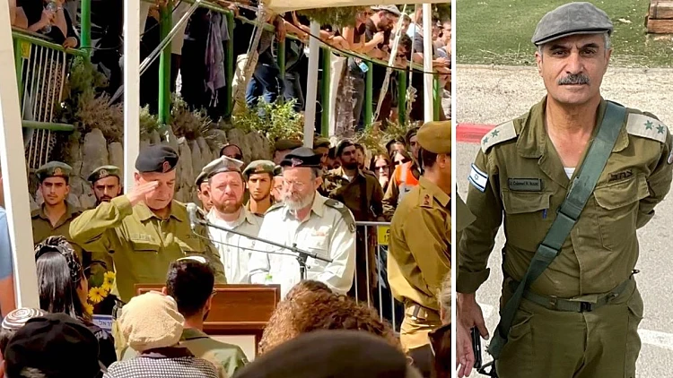 סא"ל במיל' הרוש שנרצח בפיגוע הובא למנוחות: "דמות של ענווה"