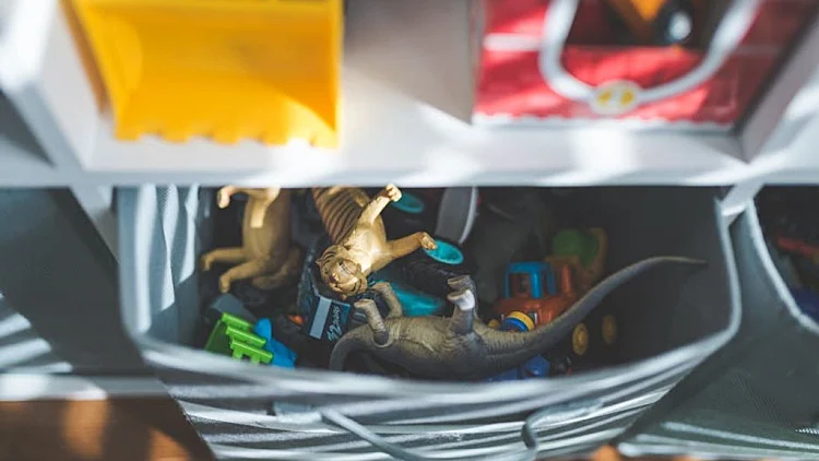 בית מסודר צעצועים אחסון