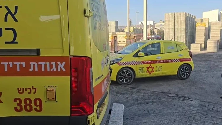 הזירה באזור התעשיה באשדוד