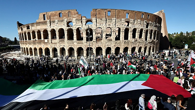 הפגנות פרו-פלסטניות ברומא