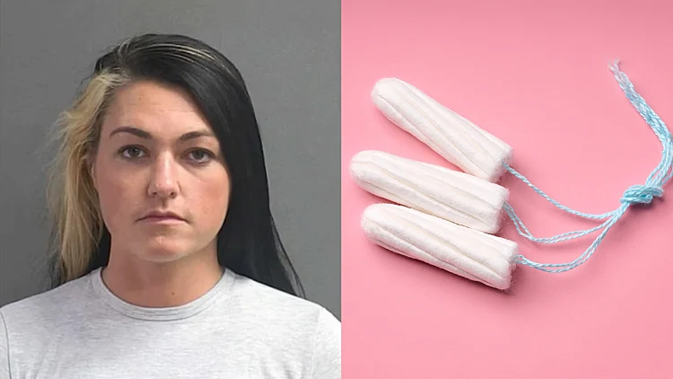 לוחמת אש בת 28 מואשמת כי פיזרה 75 טמפונים בחצר הבית של האקס