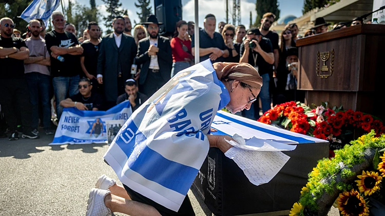 נעמי ברוך, אימו של אוריאל ברוך בהלוויתו