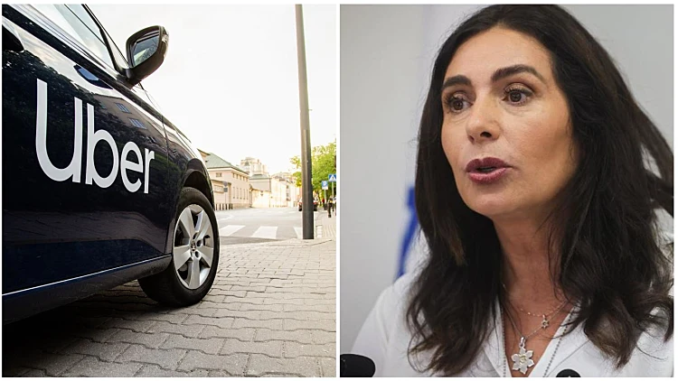 מירי רגב, רכב עם לוגו Uber