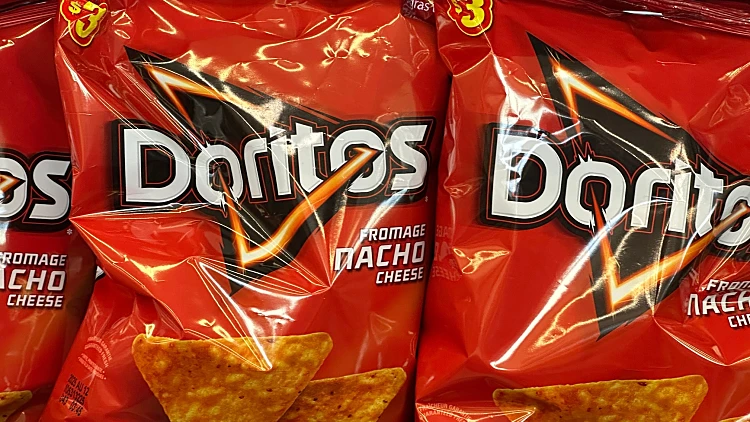 Doritos,nacho,cheese,flavour,,brand,name,grocery,products,displayed,on