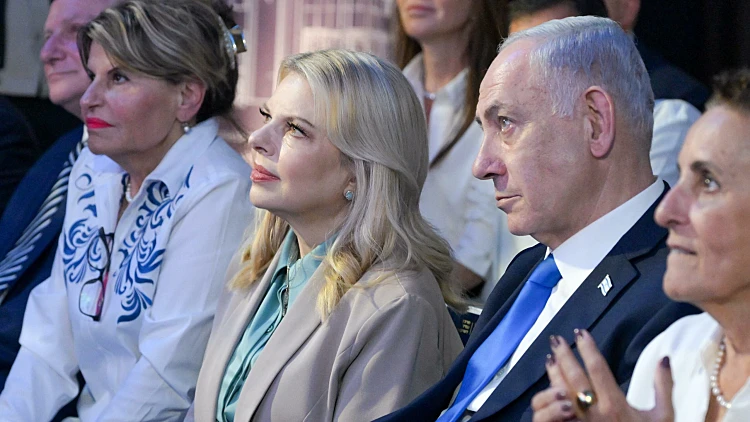 רה"מ בנימין נתניהו ורעייתו שרה