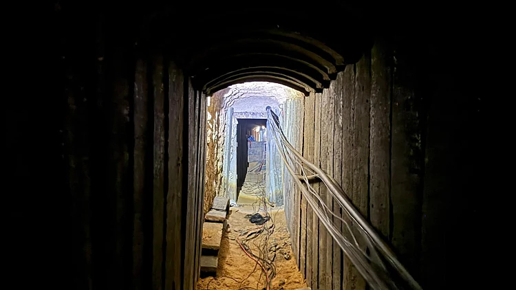 באורך של יותר מ-7 ק"מ: צה"ל חשף את המנהרה בה הוחזק הדר גולדין