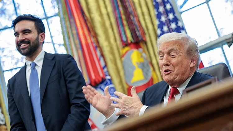 טראמפ נפגש עם ממדאני: "הוא הולך להיות ראש עיר טוב מאוד"