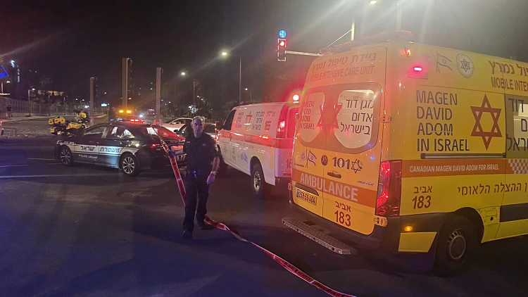 זירת הירי בתל אביב